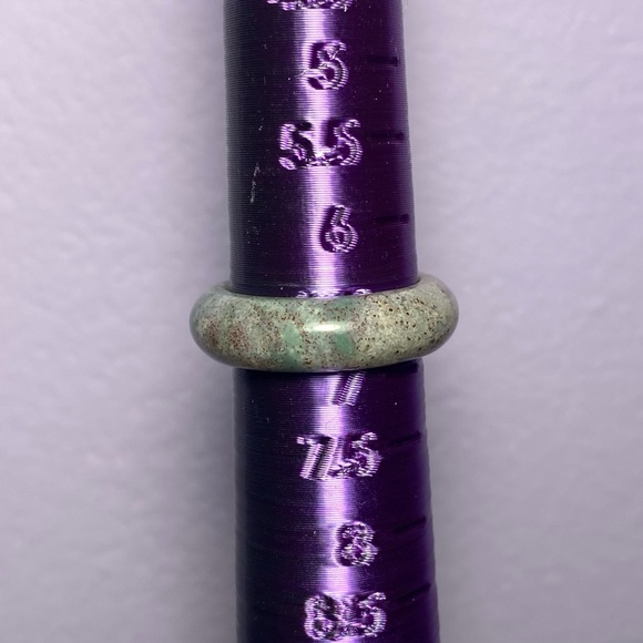 FANCY JASPER SOLID BAND RING - Picture 5 of 8